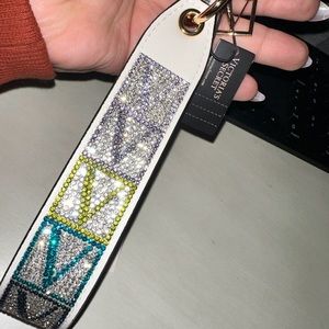 Victoria secret key strap keychain